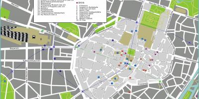 Туристичка карта на минхен атракции