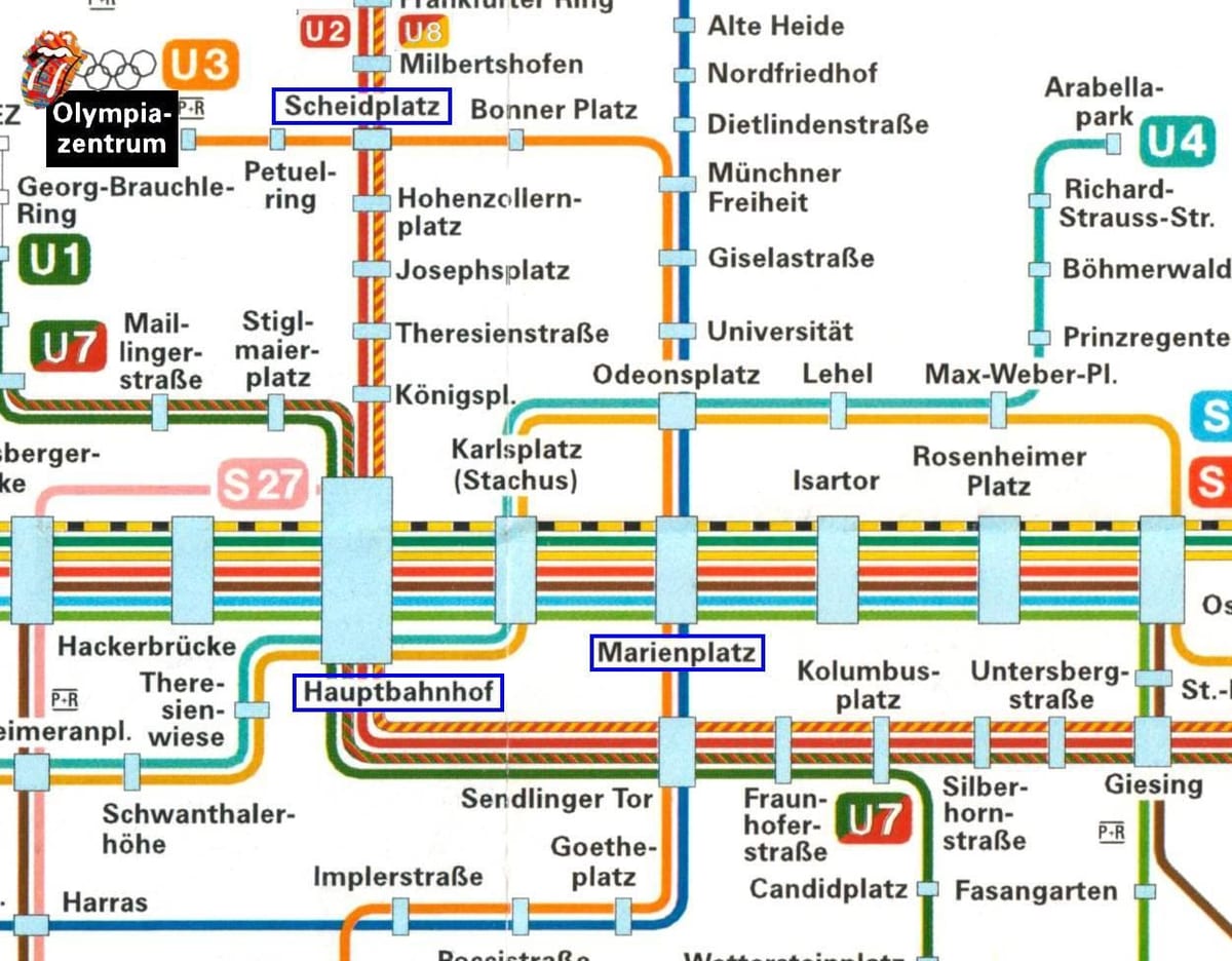 Карта на минхен hauptbahnhof