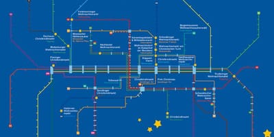 Карта на минхен божиќ пазари