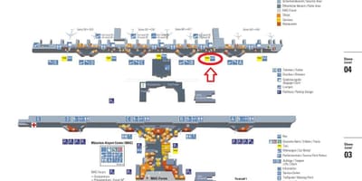 Карта на минхен аеродромот, терминал 1