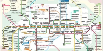 Метро мапата munchen