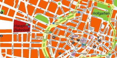 Карта на минхен пиво сали