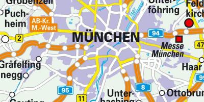 Минхен центарот на мапата