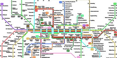 Карта на munchen метро