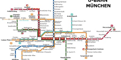 Ubahn мапата минхен