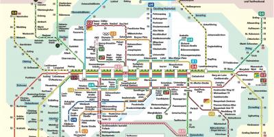 Минхен железничка станица мапа