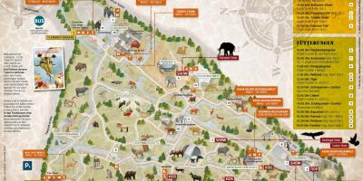 Карта на минхен зоолошка градина