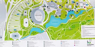 Карта на минхен олимписки парк
