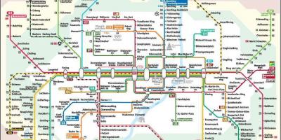 Минхен метро мапа