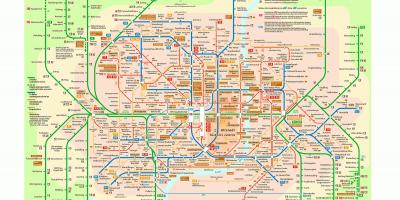 Минхен јавен транзит мапа
