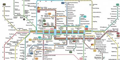Munchen транспорт мапа